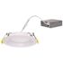 6 in. Selectable CCT Ultra-Slim Direct Fit Canless Integrated LED Recessed Light Trim for Shallow Ceiling Round Wet Loc