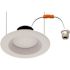 6 in. 14-Watt Selectable CCT Integrated LED Recessed Light Deep Baffle Downlight Trim Wet Loc CEC Compliant Dim