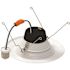 6 in. 10.5-Watt Selectable CCT Integrated LED Recessed Light Deep Smooth Downlight Trim Wet Loc CEC Compliant Dim