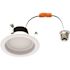 4 in. 8-Watt Selectable CCT Integrated LED Recessed Light Deep Smooth Downlight Trim Wet Loc CEC Compliant Dim