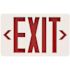 HALCO LIGHTING TECHNOLOGIES Evade 120-Volt/277-Volt Integrated LED White with Red Exit Sign Remote Capacity