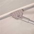 11 ft. Silver Aluminum Commercial Market Patio Umbrella Fiberglass Ribs and Pulley lift in Cocoa Sunbrella