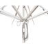 California Umbrella 11 ft. Silver Aluminum Commercial Market Patio Umbrella with Pulley Lift in Macaw Sunbrella