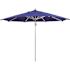 California Umbrella 11 ft. Silver Aluminum Commercial Market Patio Umbrella with Pulley Lift in Pacific Blue Sunbrella