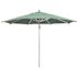 California Umbrella 11 ft. Silver Aluminum Commercial Market Patio Umbrella with Pulley Lift in Spectrum Mist Sunbrella