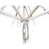 California Umbrella 11 ft. Silver Aluminum Commercial Market Patio Umbrella with Pulley Lift in Seville Seaside Sunbrella