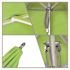 California Umbrella 6 ft. Silver Aluminum Commercial Market Patio Umbrella with Pulley Lift in Macaw Sunbrella