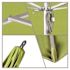 California Umbrella 7.5 ft. Square Silver Aluminum Commercial Market Patio Umbrella with Pulley Lift in Macaw Sunbrella