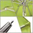 California Umbrella 7.5 ft. Silver Aluminum Commercial Market Patio Umbrella with Pulley Lift in Macaw Sunbrella