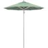 California Umbrella 7.5 ft. Silver Aluminum Commercial Market Patio Umbrella with Pulley Lift in Spa Sunbrella