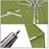 California Umbrella 7.5 ft. Silver Aluminum Commercial Market Patio Umbrella with Pulley Lift in Specturm Cilantro Sunbrella