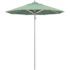 California Umbrella 7.5 ft. Silver Aluminum Commercial Market Patio Umbrella with Pulley Lift in Spectrum Mist Sunbrella