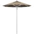 California Umbrella 7.5 ft. Silver Aluminum Commercial Market Patio Umbrella with Pulley Lift in Spectrum Dove Sunbrella