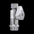 1/2 in. Press Connect Inlet x 3/8 in. Compression Outlet 1/4 Turn Straight Valve