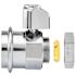 1/2 in. Press Connect Inlet x 3/8 in. Compression Outlet 1/4 Turn Straight Valve