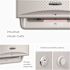 Automatic Roll Towel Dispenser (53691), Silver Mosaic Design Faceplate; 1 Dispenser and Faceplate / Case