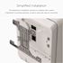Automatic Roll Towel Dispenser (58710), White Mosaic Design Faceplate; 1 Dispenser and Faceplate / Case