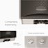 Automatic Soap and Sanitizer Dispenser (58724), Black Mosaic Design Faceplate; 1 Dispenser and Faceplate / Case