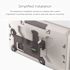 Coreless Standard Roll Toilet Paper Dispenser 2 Roll Horizontal (58722), Black Mosaic Design Faceplate; 1 / Case