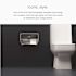 Coreless Standard Roll Toilet Paper Dispenser 2 Roll Horizontal (58722), Black Mosaic Design Faceplate; 1 / Case