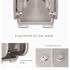 Coreless Standard Roll Toilet Paper Dispenser 2 Roll Vertical (58721), Black Mosaic Design Faceplate; 1 / Case