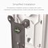 Coreless Standard Roll Toilet Paper Dispenser 2 Roll Vertical (58721), Black Mosaic Design Faceplate; 1 / Case