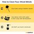 The Home Depot Trutouch 23x60" Cordless 2" Faux Wood Blind White