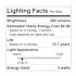 MAINTENANCE WAREHOUSE LED 40w G25 Filament Bulb Dimmable 2700k Package Of 4