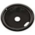 GENERIC Universal 6" Black Drip Bowl, Package Of 6