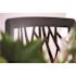 Vegetal Charcoal Stacking Outdoor Dining Side Chair