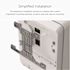 Automatic Roll Paper Towel Dispenser without Faceplate (For Custom), Brushed Grey; Faceplate Sold Separately