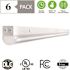 Simply Conserve 40/64/96-Watt Equivalent Dimmable Integrated LED Strip Light, 3500K/4000K/5000K , 6-pack