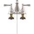 Seasons Raleigh Double-Handle Bathroom Faucet in Chrome with Quick Install Pop Up