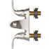 Seasons Anchor Point 4 in. Centerset Double-Handle Bathroom Faucet in Chrome, Drilled For Pop Up
