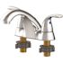 Seasons Anchor Point 4 in. Centerset Double-Handle Bathroom Faucet in Chrome, Drilled For Pop Up