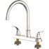 Seasons Raleigh Double-Handle Gooseneck Kitchen Faucet In Chrome