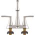 Seasons Raleigh Double-Handle Bathroom Faucet in Chrome with Push Pop-Up