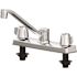 Seasons Two-Handle Standard Kitchen Faucet Less Spray in Chrome