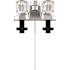 Seasons 4 in. Centerset Double-Handle Bathroom Faucet in Chrome with Pop-Up Assembly