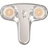 Seasons 4 in. Centerset Double-Handle Bathroom Faucet in Chrome with Pop-Up Assembly