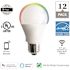 Simply Conserve 60-Watt Equivalent A19 Smart Dimmable LED Light Bulb, 2700K Soft White Light to 6500K Daylight, 12-pack