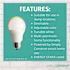 Simply Conserve 60-Watt Equivalent A19 Smart Dimmable LED Light Bulb, 2700K Soft White Light to 6500K Daylight, 12-pack