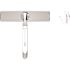Seasons Single-Handle Standard Kitchen Faucet in Chrome with White Side Sprayer