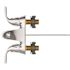 Seasons Anchor Point 4 in. Centerset Double-Handle Bathroom Faucet in Chrome with Quick Install Pop-Up