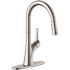 Seasons Westwind Single-Handle Pull-Down Sprayer Kitchen Faucet in Stainless Steel