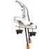 Seasons 4 in. Centerset Single-Handle Bathroom Faucet Drilled for Pop Up in Chrome 1.2GPM