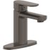 Seasons Westwind Single Hole Single-Handle Bathroom Faucet in Matte Black with Quick Install Pop-Up