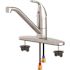 Seasons Anchor Point Single-Handle Standard Kitchen Faucet in Stainless Steel