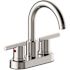 Seasons Westwind 4 in. Centerset Double-Handle High-Arc Bathroom Faucet in Chrome with Push Pop-Up