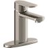 Seasons Westwind Single Hole Single-Handle Bathroom Faucet in Brushed Nickel with Pop-Up